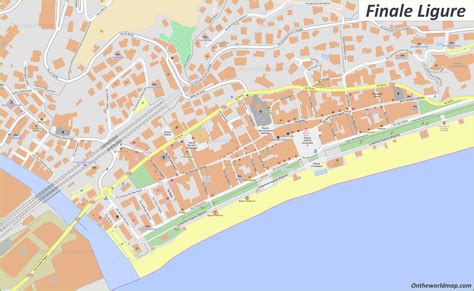 finale ligure map